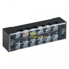Клеммный блок TB-2506 до 2.5кв.мм 25А 6 клеммных пар