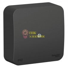 Коробка распределительная ОП BLANCA IP42 антрацит BLNRK000016