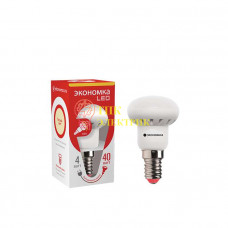 Лампа светодиодная R39 3Вт 3000К тепл. бел. E14 250лм 220-240В Eco_LED3wR39E1430 / Eco_LED4wR39E1430
