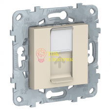 Механизм розетки компьютерная UNICA NEW RJ45 одиноч. кат.5е UTP беж. NU541144 Механизм розетки компьютерная UNICA NEW RJ45 одиноч. кат.5е UTP беж. NU541144