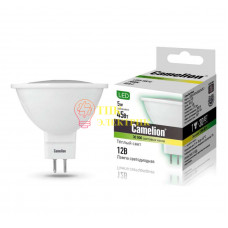 Лампа светодиодная LED5-MR16/830/GU5.3 5Вт 3000К тепл. бел. GU5.3 370лм 12В 12025 Лампа светодиодная LED5-MR16/830/GU5.3 5Вт 3000К тепл. бел. GU5.3 370лм 12В 12025