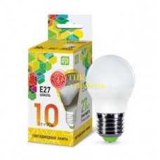 Лампа светодиодная LED-ШАР-std 10Вт 230В E27 3000К 900Лм 4690612015477