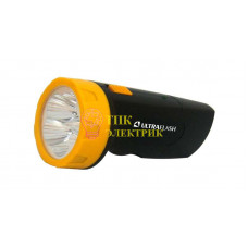 Фонарь LED 3827 (аккум. 220В черн./жел. 5 LED SLA пласт. коробка) 11241