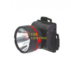 Фонарь налобный 909LED1 (1LED 1 режим; 3хR6 черн.) 11780