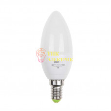 Лампа светодиодная PLED-ECO-C37 5Вт свеча 3000К тепл. бел. E14 400лм 220-240В 4690601036834