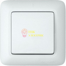 Выключатель 1-кл. СП Прима 6А IP20 бел. (опт. упак) S16-057-B