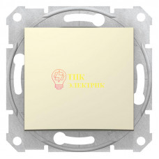 Механизм выключателя 1-кл. СП Sedna 10А IP20 беж. SDN0100147