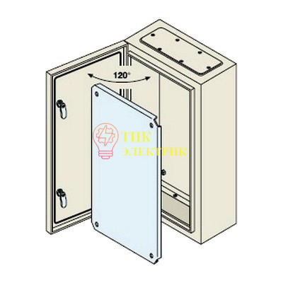 Корпус шкафа IP65 монтаж. плат. 400х300х200 SRN4320K