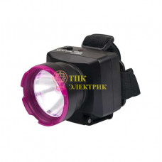 Фонарь налобный AccuFH7-L3W-bk черн. 4897062857644