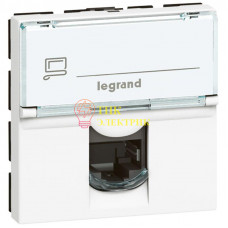 Механизм розетки информ. 1-м СП Mosaic New 2мод. RJ45 5E FTP 78681/76555