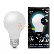 Лампа светодиодная Filament A60 E27 10Вт 4100К OPAL диммир 102202210-D Лампа светодиодная Filament A60 E27 10Вт 4100К OPAL диммир 102202210-D
