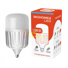 Лампа светодиодная высокомощная LED 100Вт E40 6500К 8300лм Eco100wHWLEDE4065