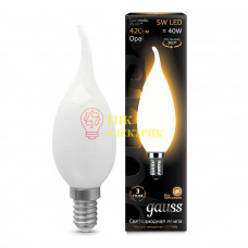 Лампа светодиодная Filament Свеча на ветру E14 5Вт OPAL 104201105