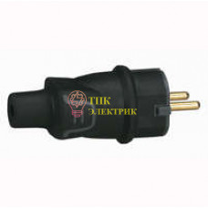 Вилка электрич. каб. Helium 16А 2P+E IP44 черн. 050196 Вилка электрич. каб. Helium 16А 2P+E IP44 черн. 050196