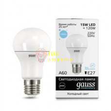 Лампа светодиодная LED Elementary A60 15Вт E27 6500К 23235