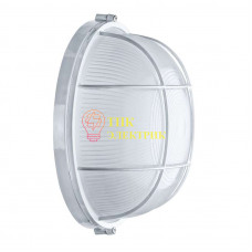 Светильник ЛОН 94 807 NBL-R2-100-E27/WH 1х100Вт E27 IP54 (аналог НПБ 1102 бел. круг с решеткой 100Вт) 94807