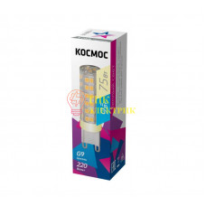 Лампа светодиодная LED 9Вт 220В G9 3000К LksmLED9WG9C3000pc Лампа светодиодная LED 9Вт 220В G9 3000К LksmLED9WG9C3000pc