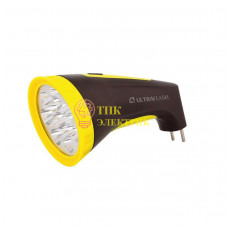 Фонарь LED 3815M (аккум. 220В черн./жел. 15 LED 2 режима SLA пласт. коробка) 12869