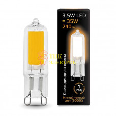 Лампа светодиодная LED G9 AC220-240В 3.5Вт 3000К Glass 107809103 Лампа светодиодная LED G9 AC220-240В 3.5Вт 3000К Glass 107809103