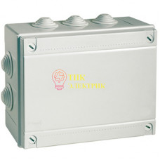 Коробка распр. ОП 240х190х90 (10 каб.ввод.) IP55 54200 Коробка распр. ОП 240х190х90 (10 каб.ввод.) IP55 54200