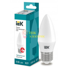 Лампа светодиодная ECO C35 9Вт свеча 3000К E14 230В LLE-C35-9-230-30-E14
