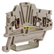Клемма пруж. HMM.1/1+2GR 1.5кв.мм сер. ZHM410GR