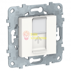 Механизм розетки компьютерная UNICA NEW RJ45 одиноч. кат.5е UTP бел. NU541118 Механизм розетки компьютерная UNICA NEW RJ45 одиноч. кат.5е UTP бел. NU541118