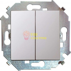 Механизм выключателя 2-кл. СП Simon15 16А IP20 бел. 1591398-030 Механизм выключателя 2-кл. СП Simon15 16А IP20 бел. 1591398-030