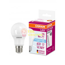Лампа светодиодная LED STAR CLASSIC A 75 9W/840 230V FR E27 4058075086647