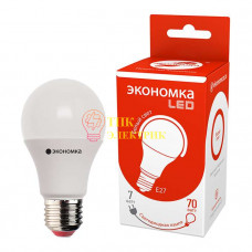 Лампа светодиодная A60 7Вт грушевидная 4500К белый E27 530лм 220-240В Eco_LED7wA60E2745
