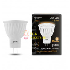 Лампа светодиодная D35х45 SMD MR11 3Вт 2700К тепл. бел. GU4 250лм 150-265В FROST 132517103