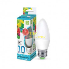 Лампа светодиодная LED-свеча-standard 10Вт 230В E27 4000К 900Лм 4690612015545