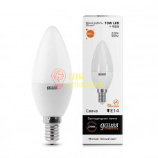 Лампа светодиодная LED Elementary Candle 10Вт E14 2700К 33110