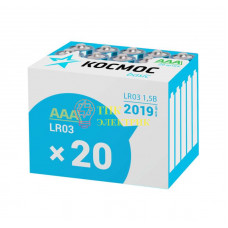 Элемент питания алкалиновый LR LR03 (уп.20шт) KOCLR0320BOX