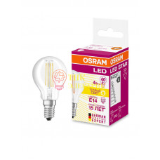 Лампа светодиодная LED STAR CLASSIC P 40 4W/827 230V FIL E14 FS1 4058075068377