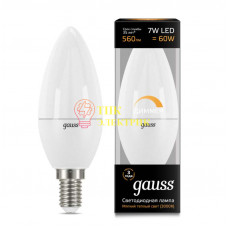 Лампа светодиодная Led Candle-dim E14 7Вт 3000К диммируемая 103101107-D