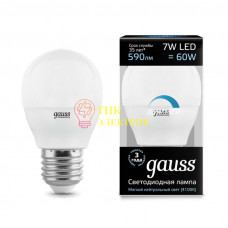 Лампа светодиодная Led Globe-dim E27 7Вт 4100К диммируемая 105102207-D