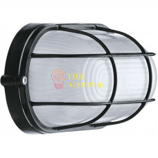 Светильник ЛОН 94 808 NBL-O2-60-E27/BL 1х60Вт E27 IP54 (аналог НПБ 1402 черн. овал с решеткой 60Вт) 94808