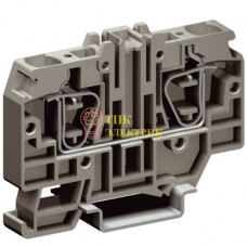 Клемма пруж. HMM. 10GR 10кв. мм сер. ZHM330GR