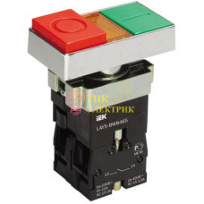 Кнопка LAY5-BW8465 "I-O" сдвоенная c подсв. BBD40-BW-K51 Кнопка LAY5-BW8465 "I-O" сдвоенная c подсв. BBD40-BW-K51