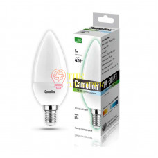 Лампа светодиодная LED5-C35/845/E14 5Вт свеча 4500К белый E14 405лм 220-240В 12032