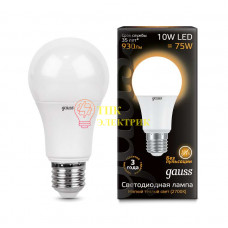 Лампа светодиодная LED A60 10Вт E27 3000К 102502110