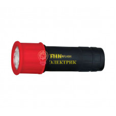 Фонарь LED15001-A (3XR03 светофор красн. с черн. 9 LED блистер) 10479