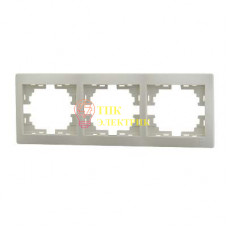 Рамка 3-м Мира горизонт. крем. 701-0300-148