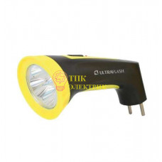 Фонарь LED 3804M (аккум. 220В черн./жел. 4 LED SLA пласт. коробка) 12867