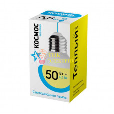 Лампа светодиодная LED BASIC GL45 6.5Вт 220В E27 3000К LkecLED6.5wGL45E2730