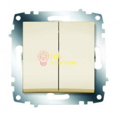 Механизм выключателя 2-кл. СП Cosmo 10А IP20 крем. 619-010300-202