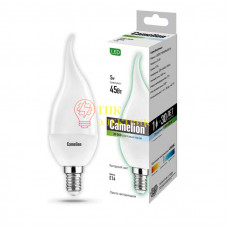 Лампа светодиодная LED5-CW35/845/E14 5Вт свеча на ветру 4500К белый E14 405лм 220-240В 12034