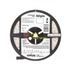 Лента светодиодная 71 763 NLS-3528CW60-4.8-IP65-12V R5 4.8Вт/м (уп.5м) 71763