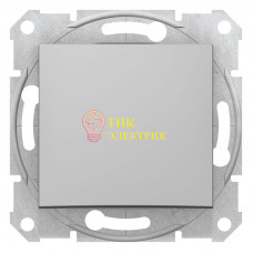 Механизм выключателя 1-кл. СП Sedna 10А IP20 алюм. SDN0100160